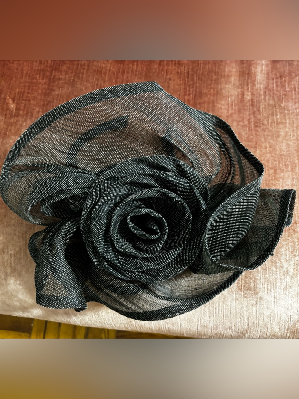 Gregory Ladner rose fascinator hat for horse races Royal Ascot Melbourne Cup